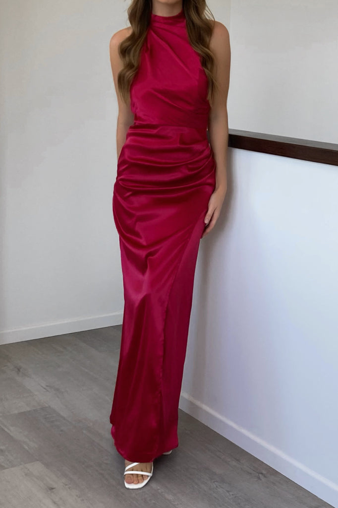 Darlene Satin Dress | Stunner Boutique | Online Fashion