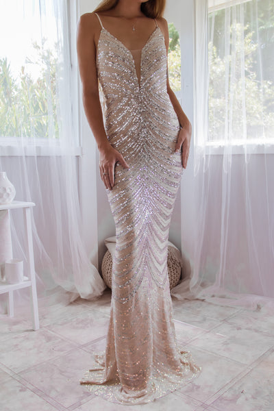 Luciana Sequin Gown