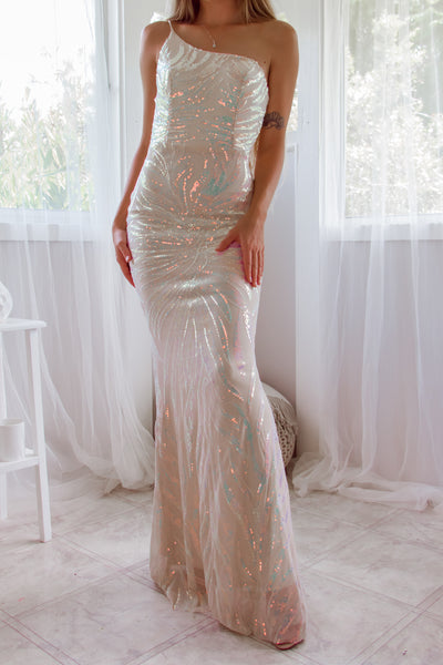 Zalia Sequin Gown - Iridescent