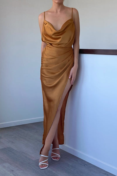 Elana Satin Dress