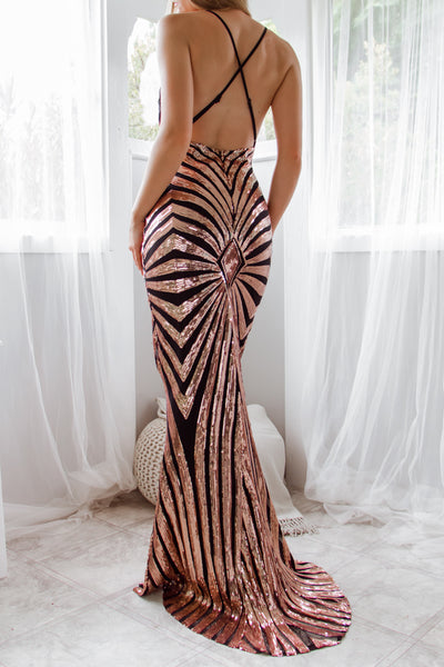Rosetta Gown - Black
